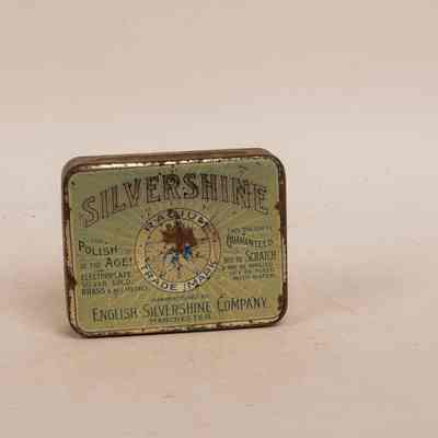 Silver polish tin
