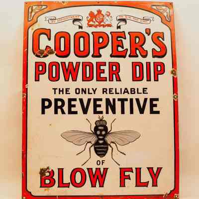 Enamel Sign