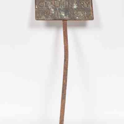 Iron Spike plaque
