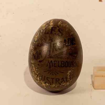 Tin Egg from the Cast Iron Chook