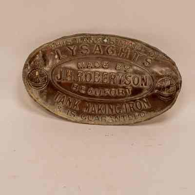 Tank Maker's Plaque.