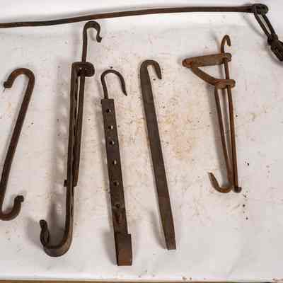 Camp fire Trammel hooks