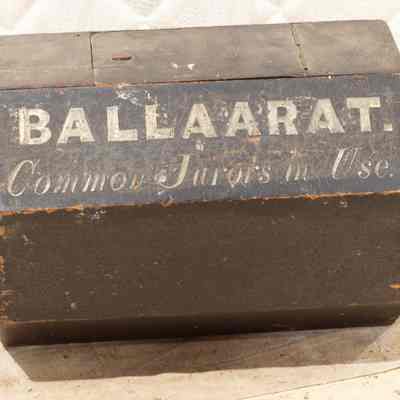 Ballarat Jurors box