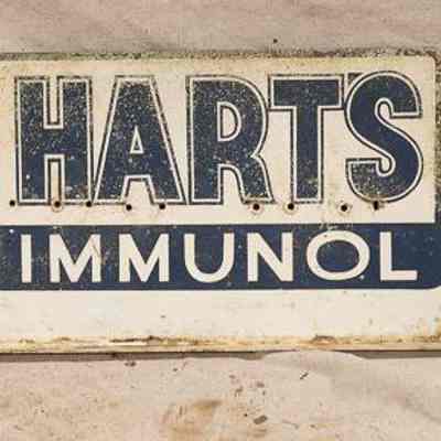 Tin Sign - Harts Immunol