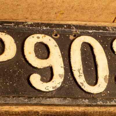 Train No. Plate