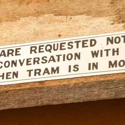 Enamel signs