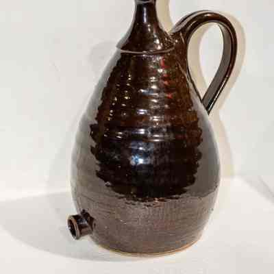 Large ceramic wine cask