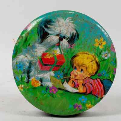 tall Griffiths brothers coffee tin with chicory