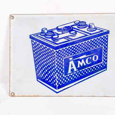 Car Battery sign