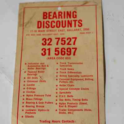 Bearing Company brochure