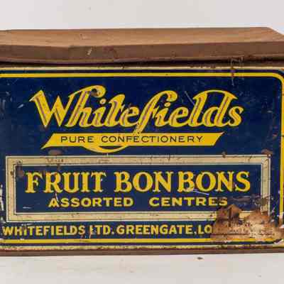 White Fields Pure Confectionary tin