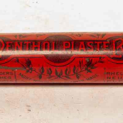 Menthol plaster