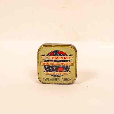 Typewriter tin