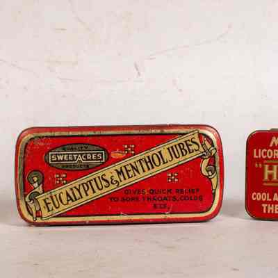 Eucalyptus tins