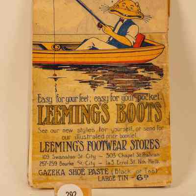 Advertising for Lemming boots Melbourne