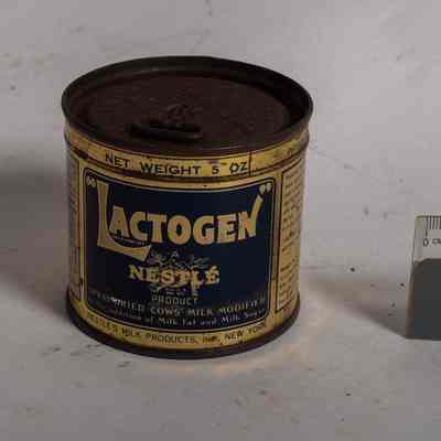 Lactogen tin