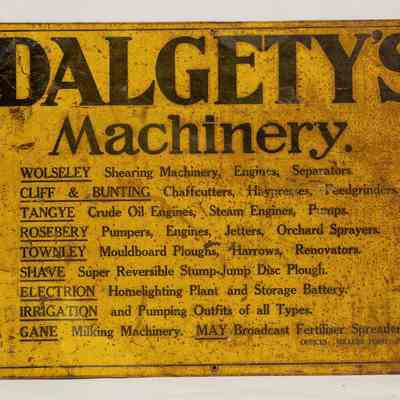 Tin Sign
