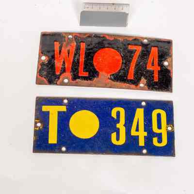 Bicycle rego plates
