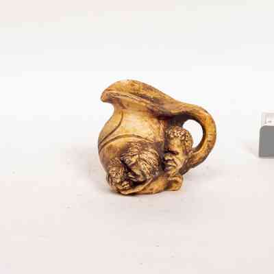 Candle holder indigenous scenes