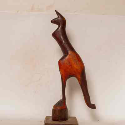 Carved kangaroo