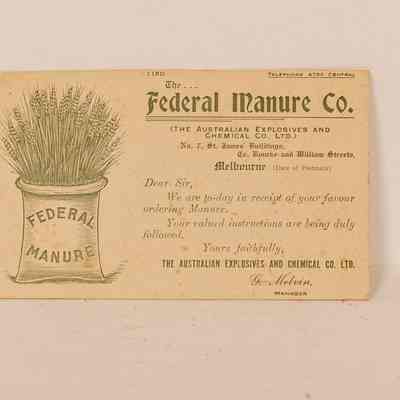 Advertising Card