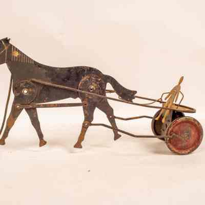 Toy trotting horse