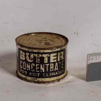 Butter in a tin