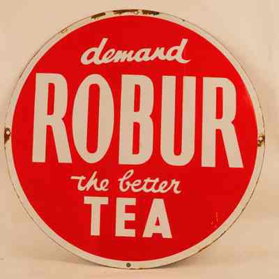 Enamel sign
