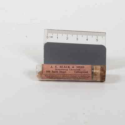 Glass Tube of tablets - "Little Liver Pills"