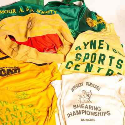 Australian Wool Corporation Shearing Instructor singlets