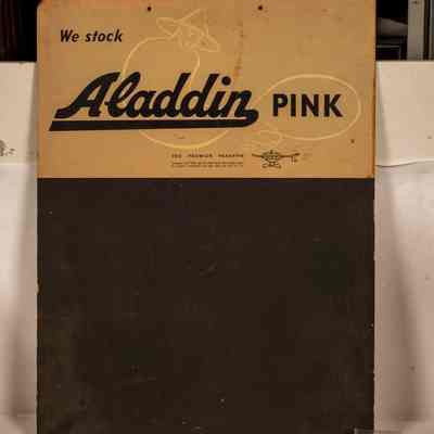 Masonite sign/ blackboard