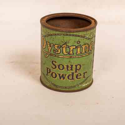 Soup powder tin