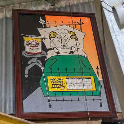 Coopers sign: Masonite