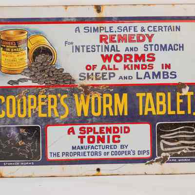 Enamel Sign