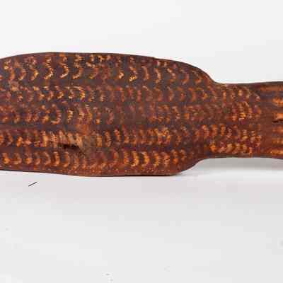 Barramundi fish carving