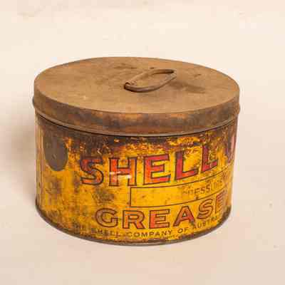 Shell Grease tin