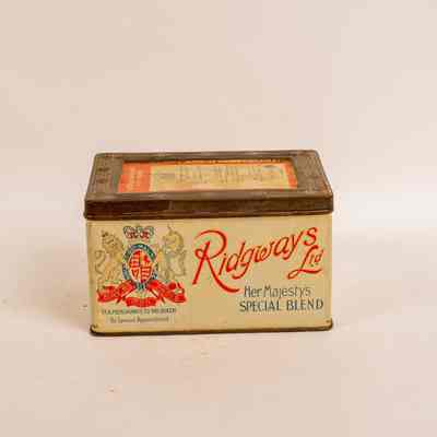 Ridgway's tea tin