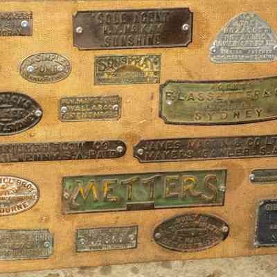 Machinery Plaques
