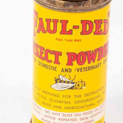 Insect Powder Tin for killing flowers