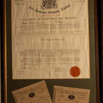 Insurance policy 1881