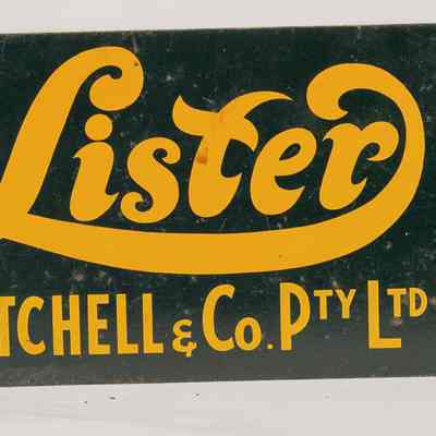 Tin Sign