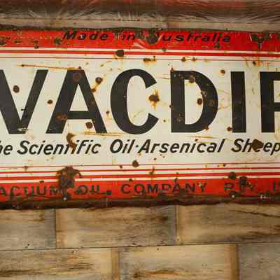 Enamel VacDip sign