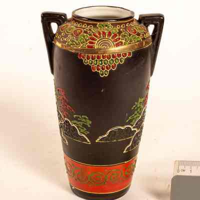 2 Handle Vase of Cloisonne
