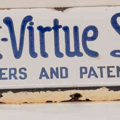 Enamel Sign No Pics