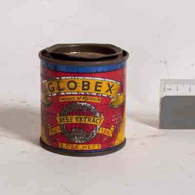 Beef extract tin