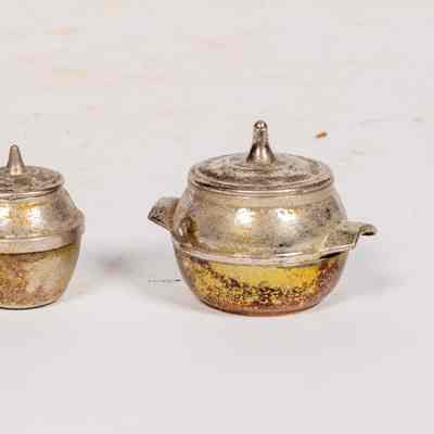 Steamer pots miniature sample