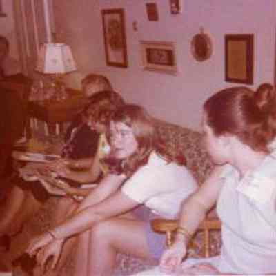 Photograph of Elaine Payne and Randi Svinelid, May 1972