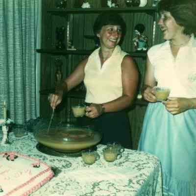 Photograph of Kathy Serman and Ann Coates, Aug 1979