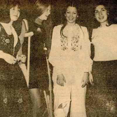 Newspaper clipping, “11 Exchange Students Visit City for Day,” Feb. 16, 1973