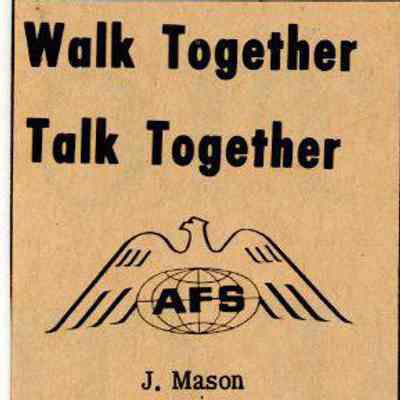 Newspaper clipping, “Walk Together Talk Together” Jan. 14, 1969